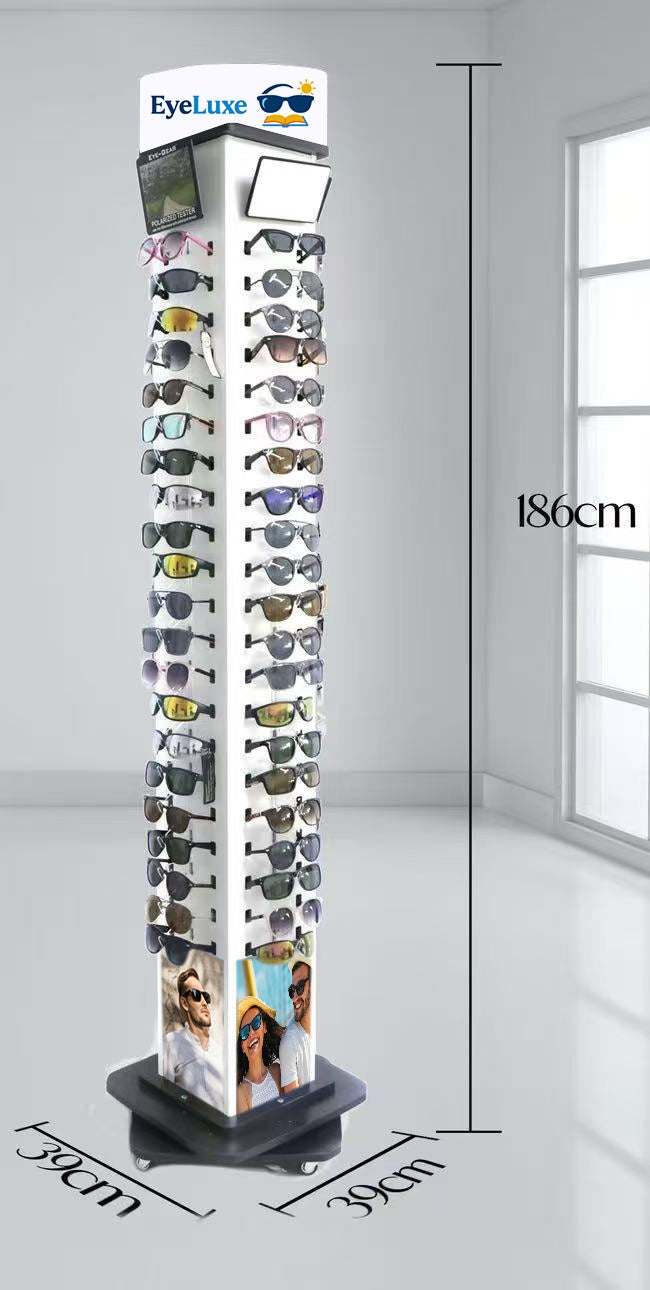 Mdf Display Rack For Glasses 39x186cm (hold 84) 1/1