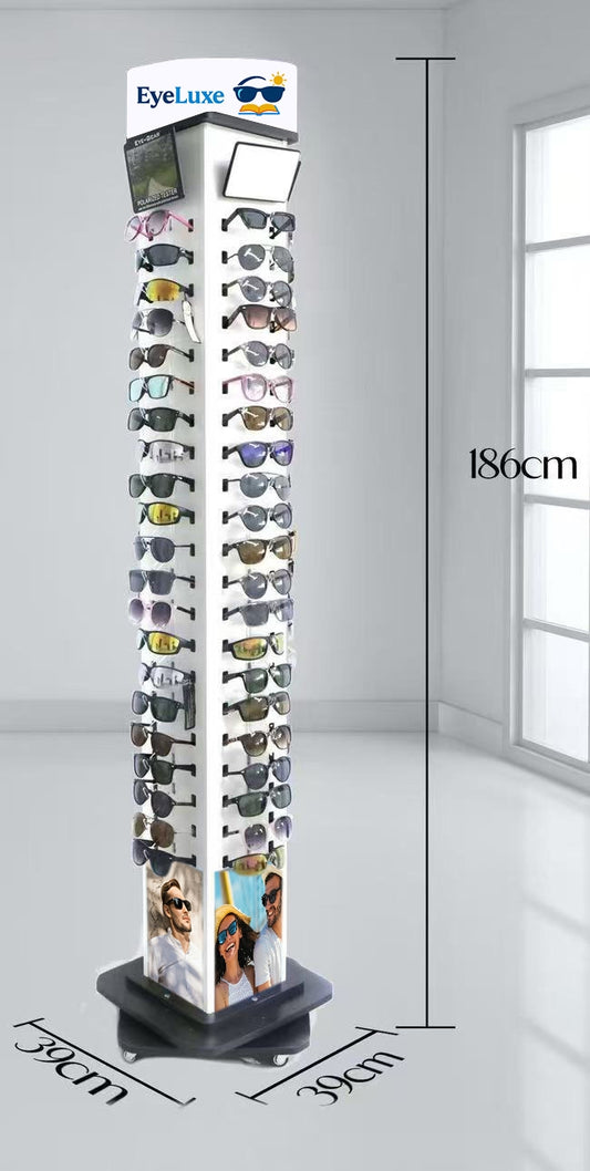 Mdf Display Rack For Glasses 39x186cm (hold 84) 1/1