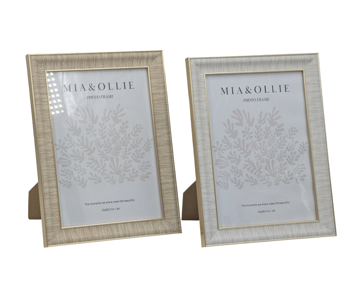 Bulk 24 Ps Photo Frame Golden Vienna a4 21x29.7cm 2 Asst