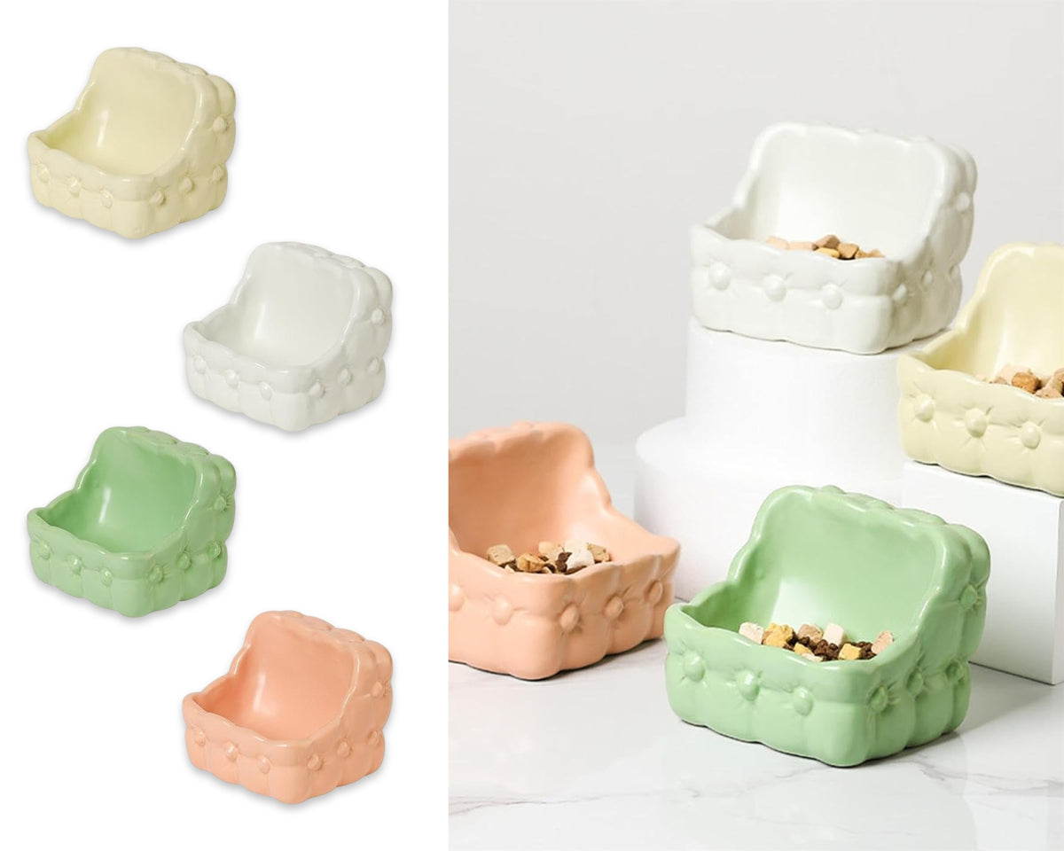 bulk 16 Pet Sofa Shaped Bowl 15cm