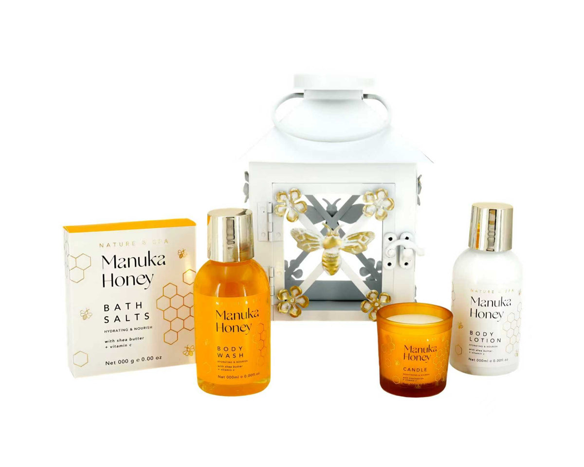 Bulk 6 Manuka Honey Bath & Body Gift Set 12.1x12.2x18.3 Cm