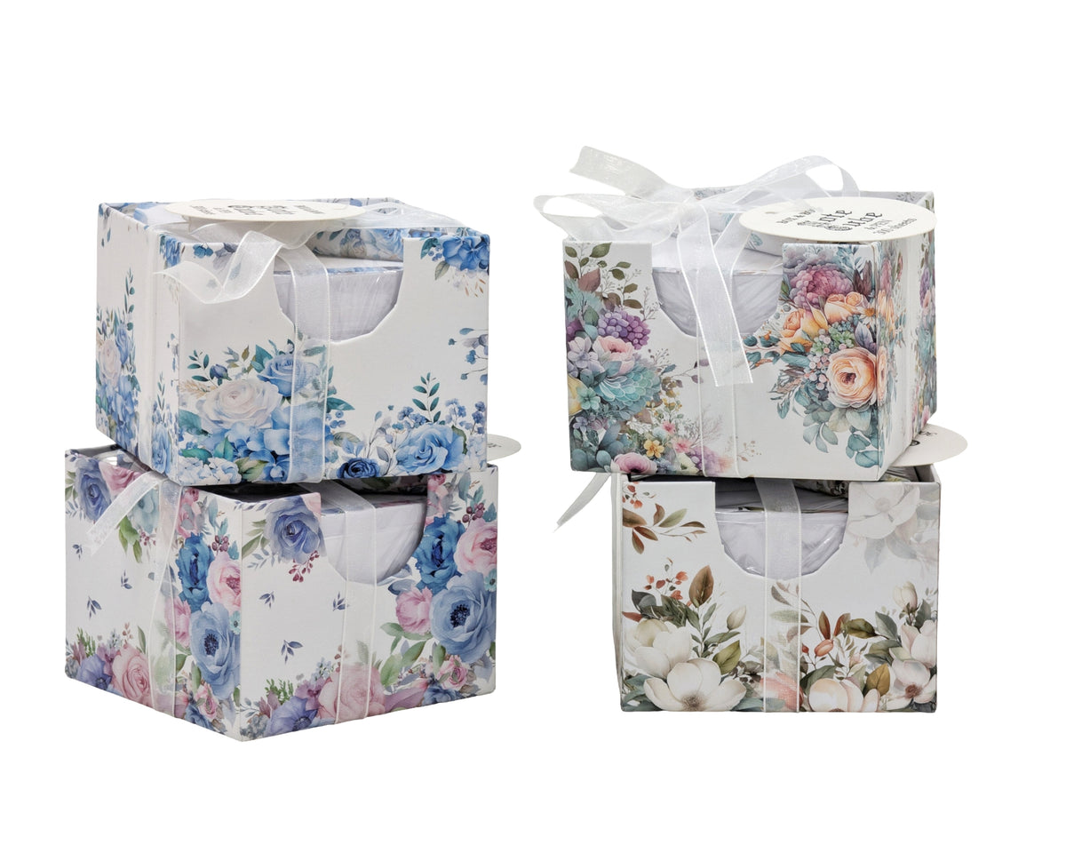 Bulk 12 Flower Bouquet Note Block W Pen 300sh 4 Asst Des