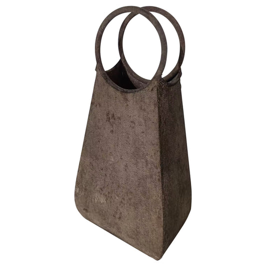 Decorative Rust Handbag Planter 20x39cm