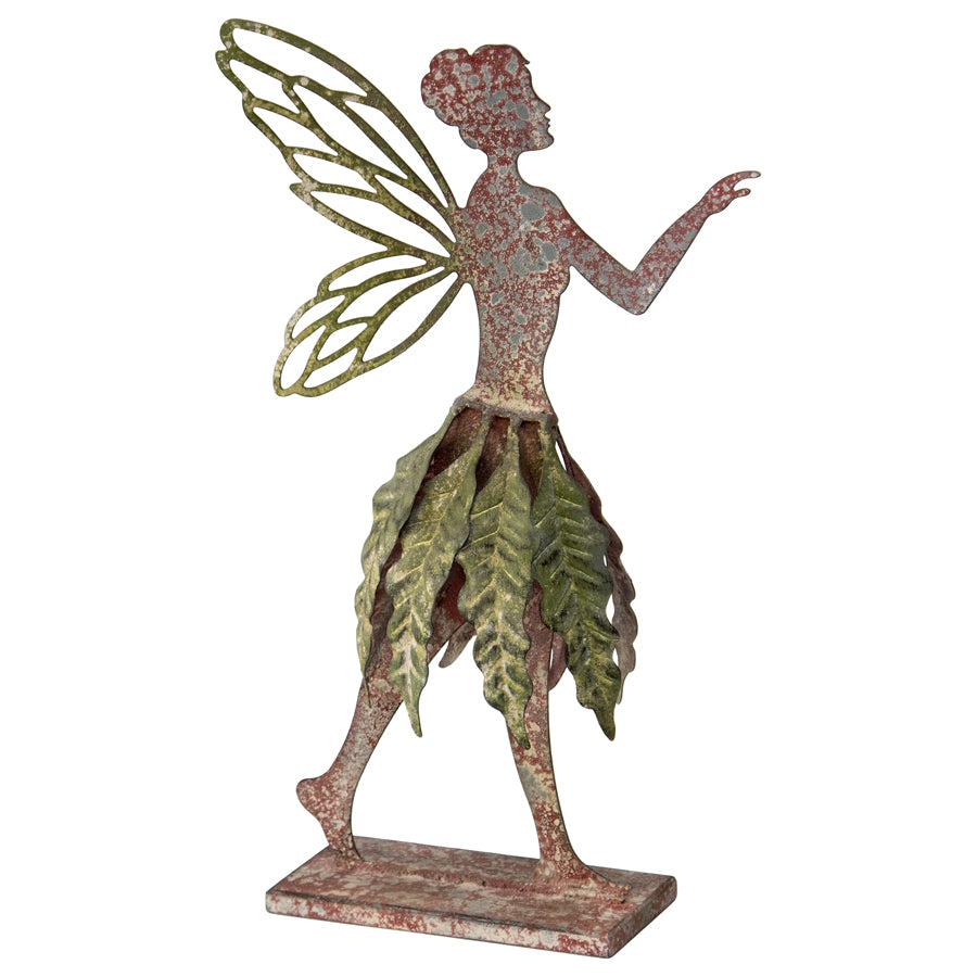 Aged-Finish Fairy on Base 23x39cm - Image 3