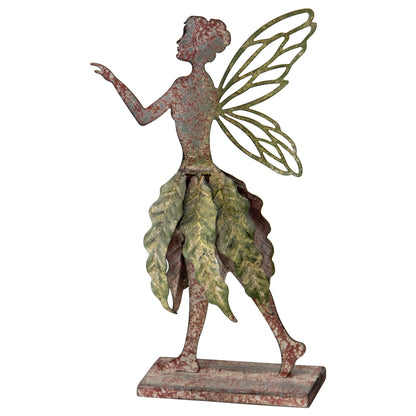 Aged-Finish Fairy on Base 18x31cm - Image 2