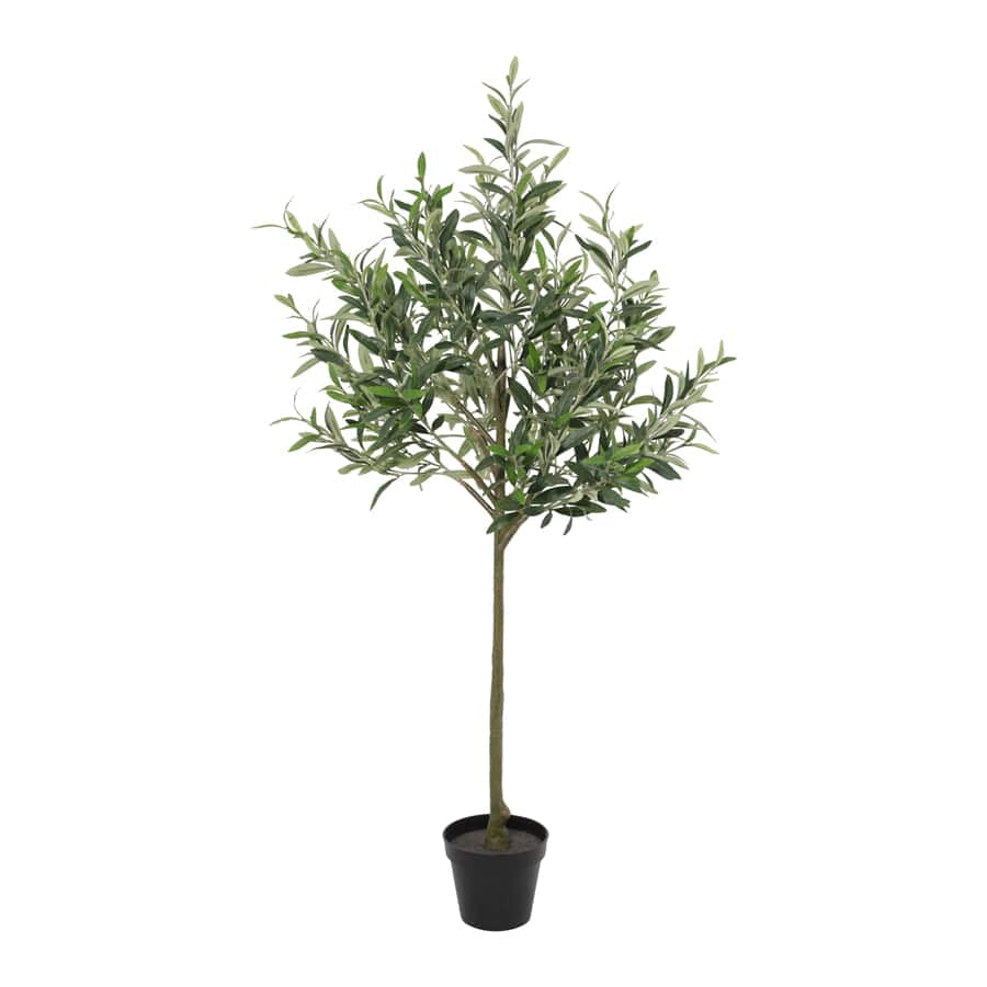 Potted Artificial Pruned Olive Tree 120cm - Image 3
