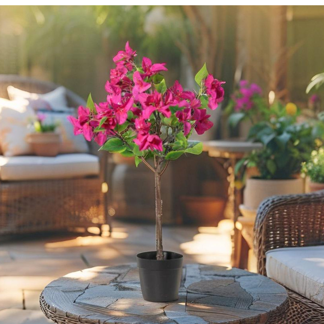 Potted Artificial Bougainvillea 66cm - Image 2