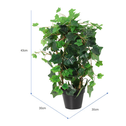 Potted Artificial Ivy Plant 43cm - Image 5
