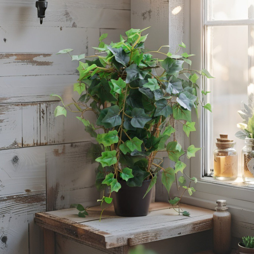 Potted Artificial Ivy Plant 43cm - Image 2