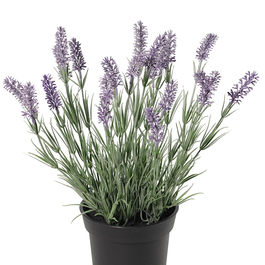 Potted Artificial Lavender Plant 40cm - Image 4