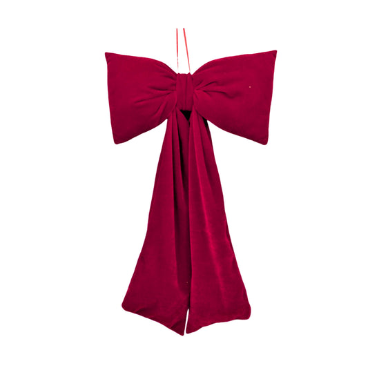 Bulk 24 Plush Velvet Drape Bow Lrg 28x43cm