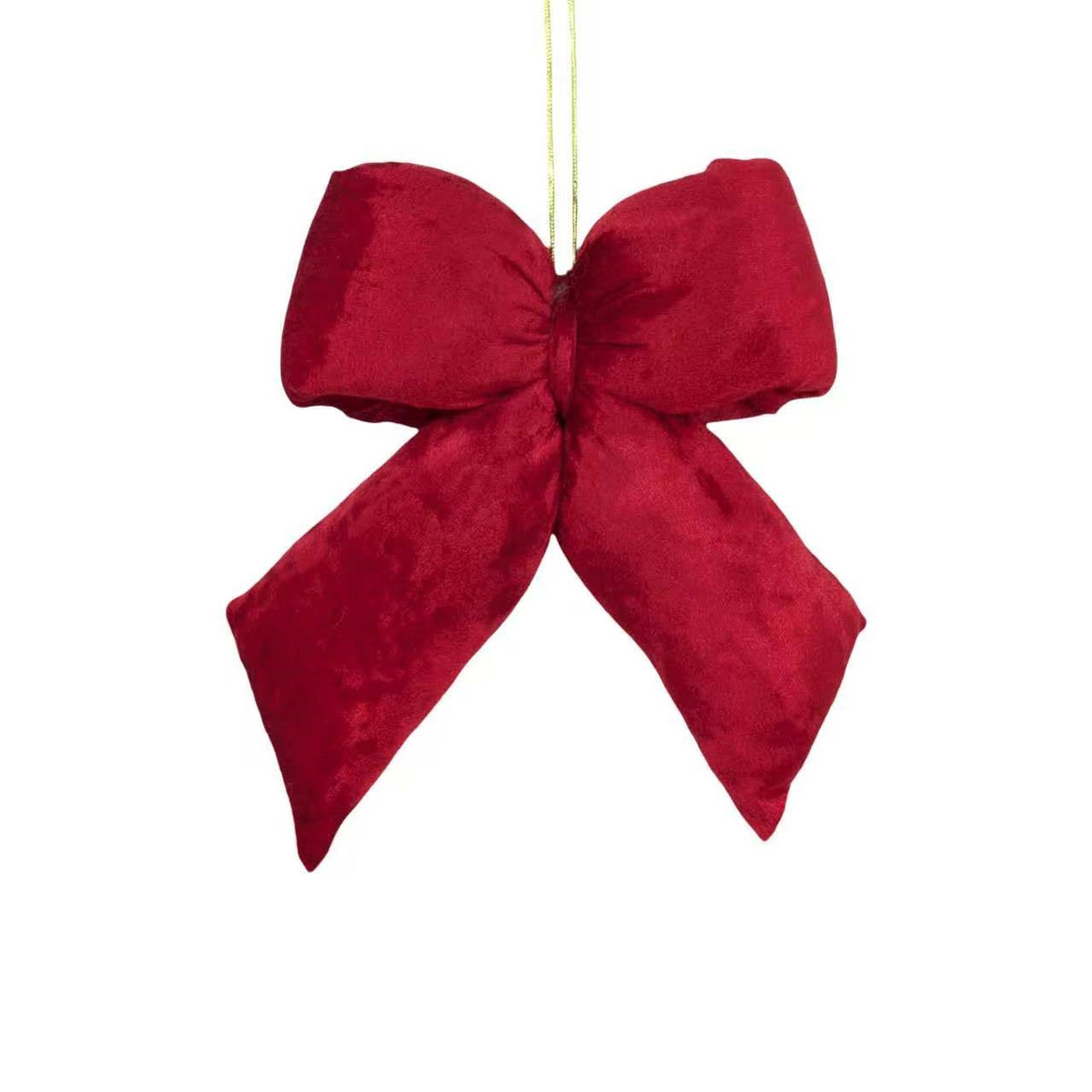 Bulk 24 Xmas Red Puffy Bow 12x18cm