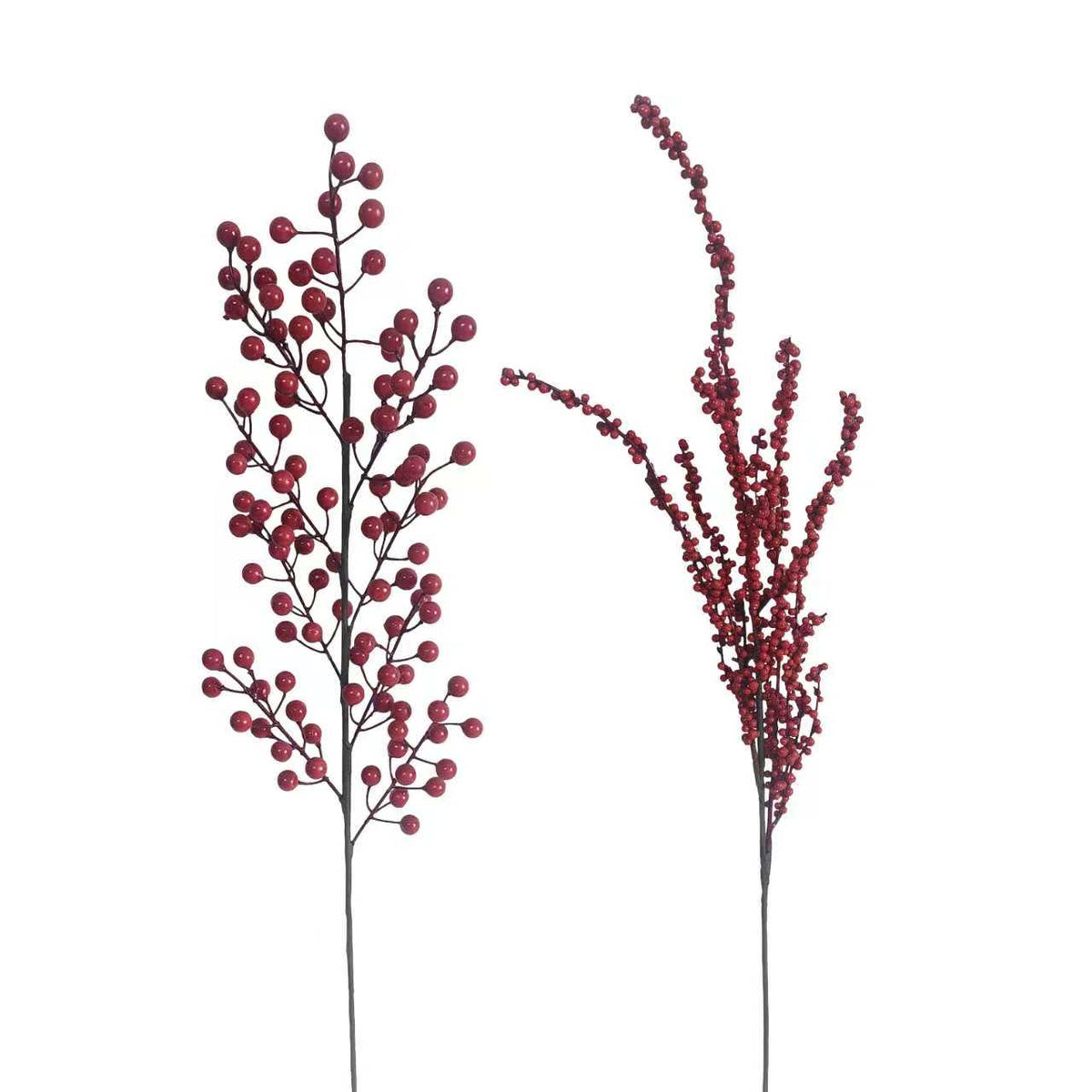 Bulk 24 Xmas Red Berry Pick 70cm 2 Asst
