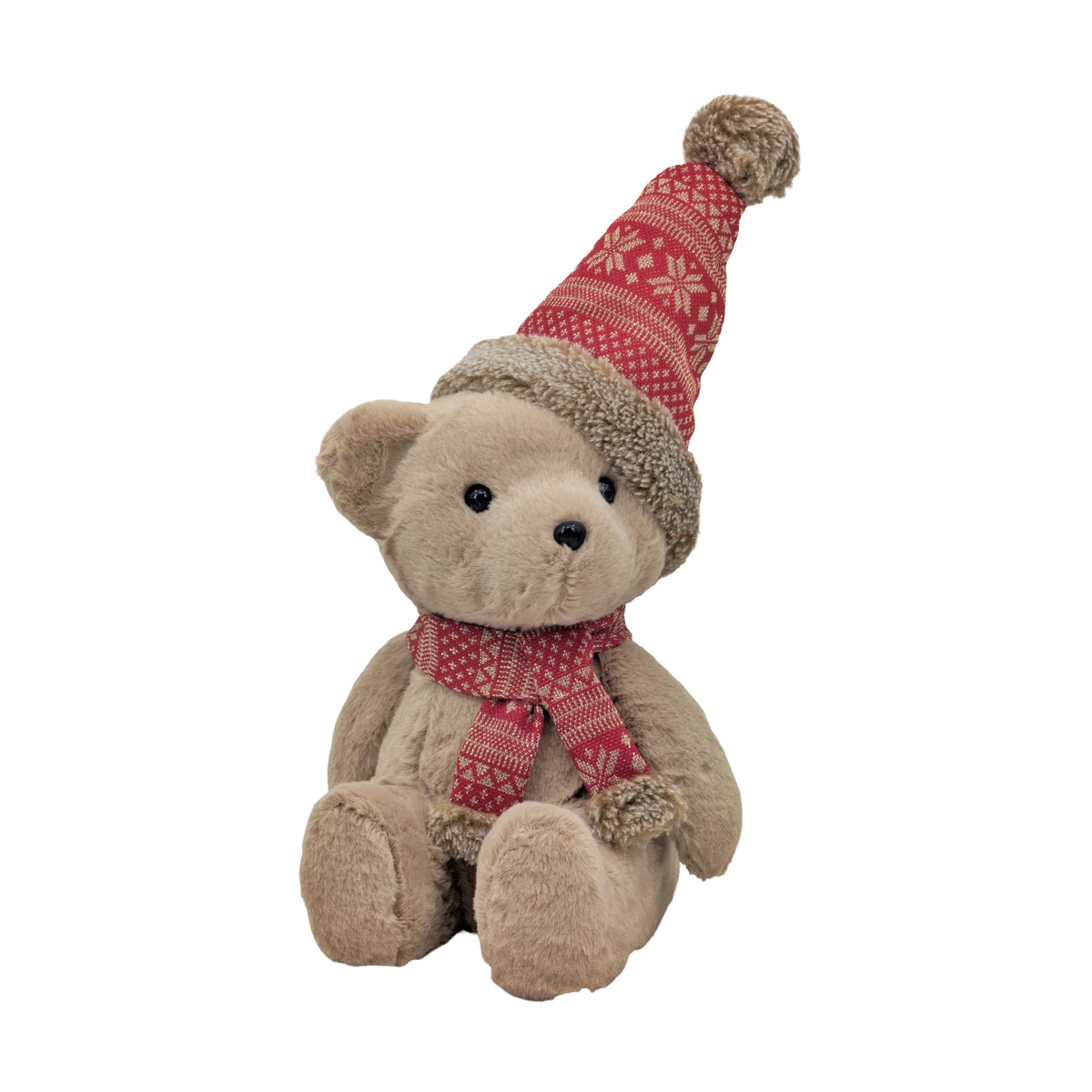 Bulk 8 Xmas Cozy Kesington Luxe Teddy 17x16x24cm