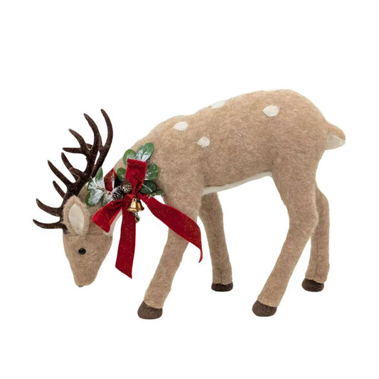 Bulk 2 Xmas Nordic Felt Reindeer 66x48x72cm