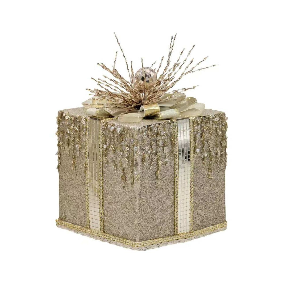 Bulk 6 Xmas Champagne Luxe Gift Box Med 15x23cm