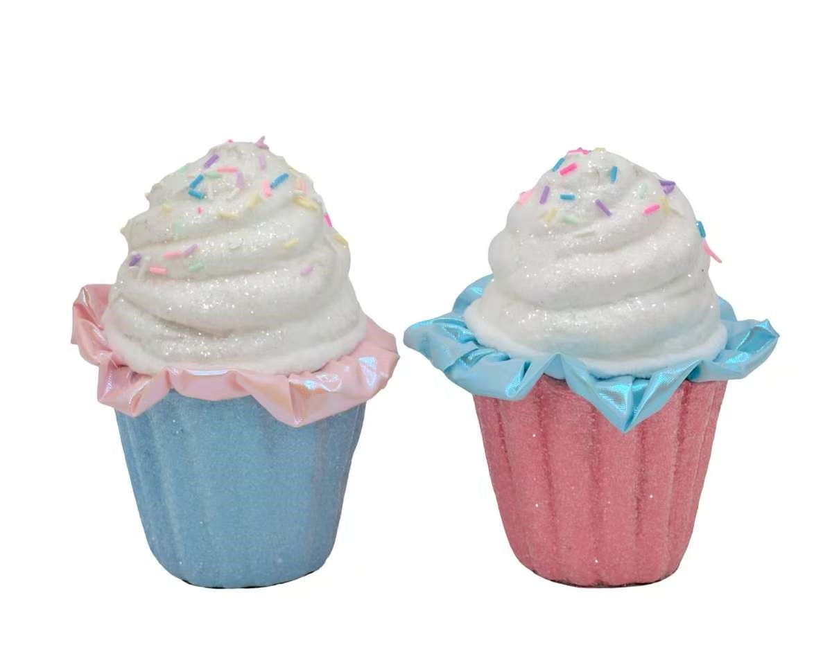 Bulk 12 Xmas Pastel Ice Cream 12x14cm 2 Asst