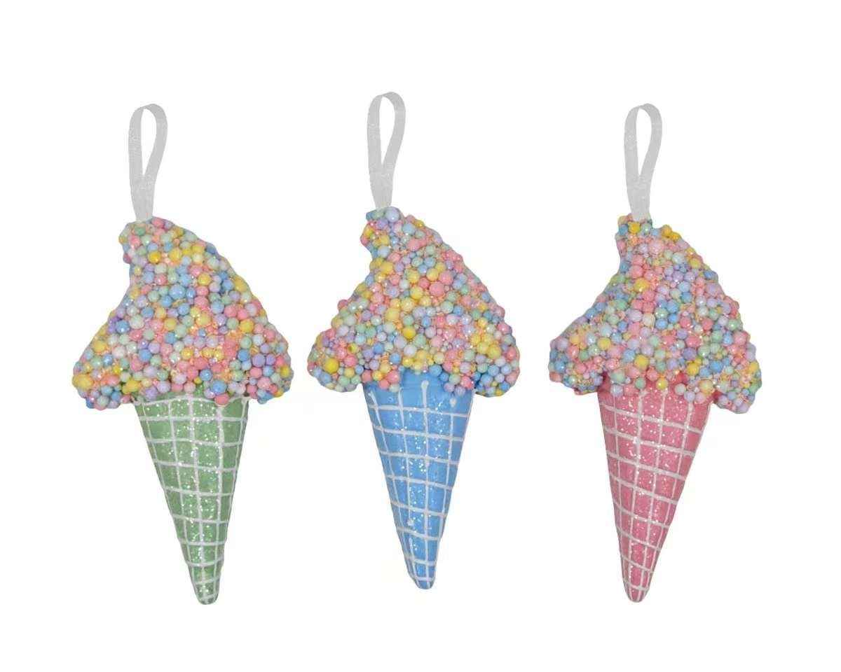 Bulk 24 Xmas Candycane Ice Cream 9x18cm 3 Asst