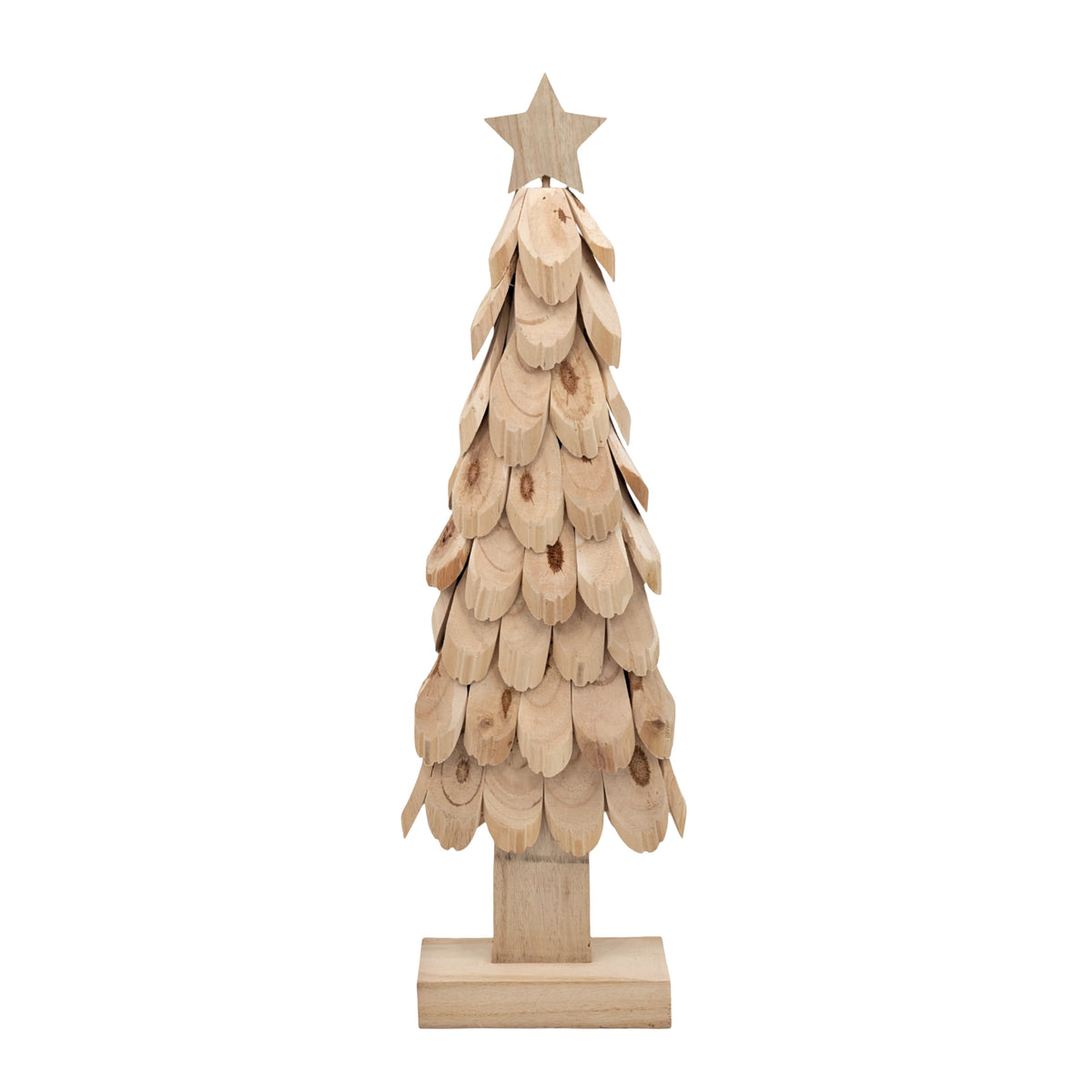 Bulk 4 Xmas Wooden Tree 20x10x60cm