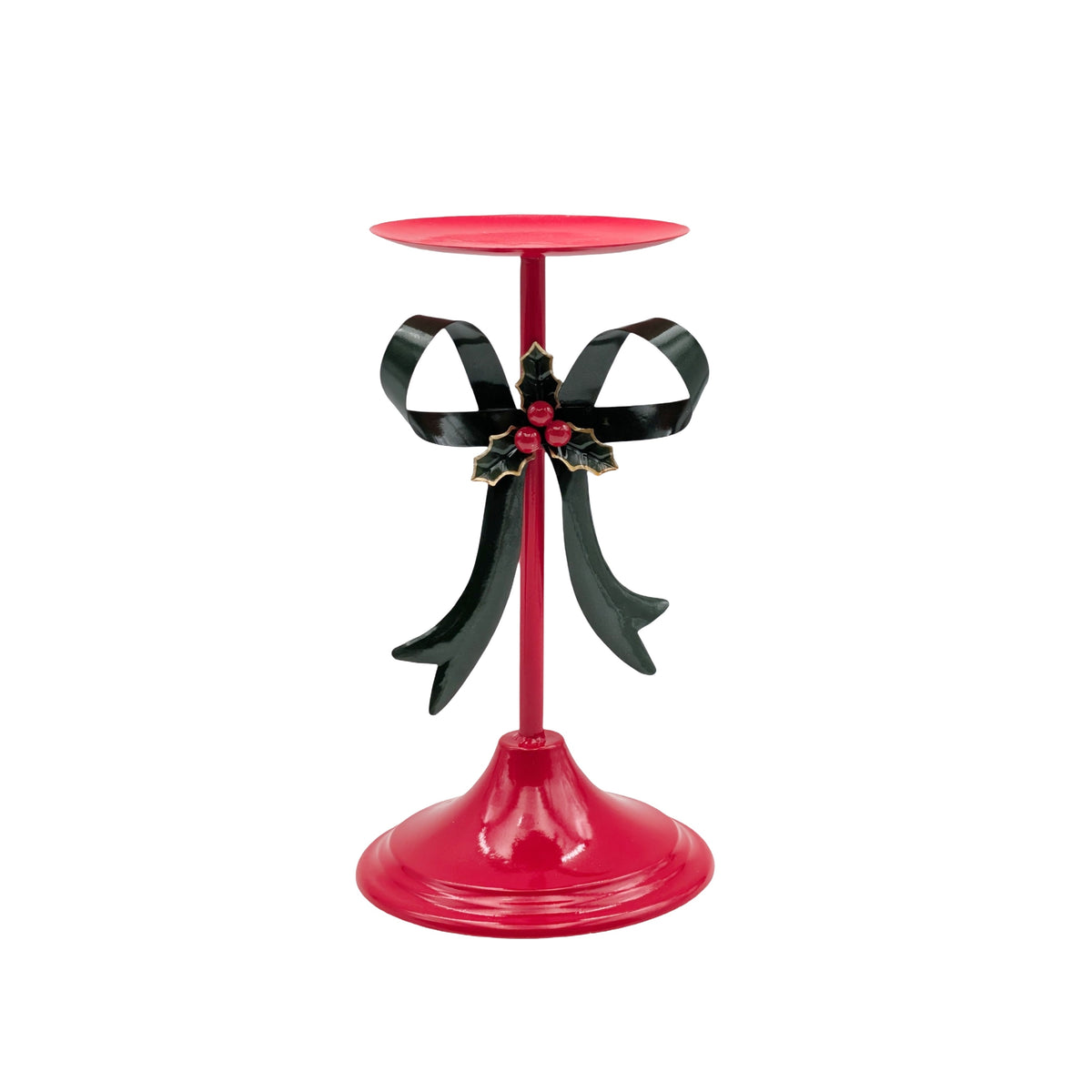 Bulk 4 Metal Bow Candle Holder 14.3x14.3x25.5cm