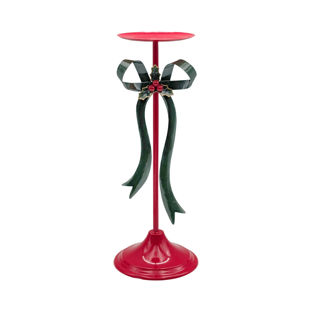 Bulk 4 Metal Bow Candle Holder 14.3x14.3x39.5cm