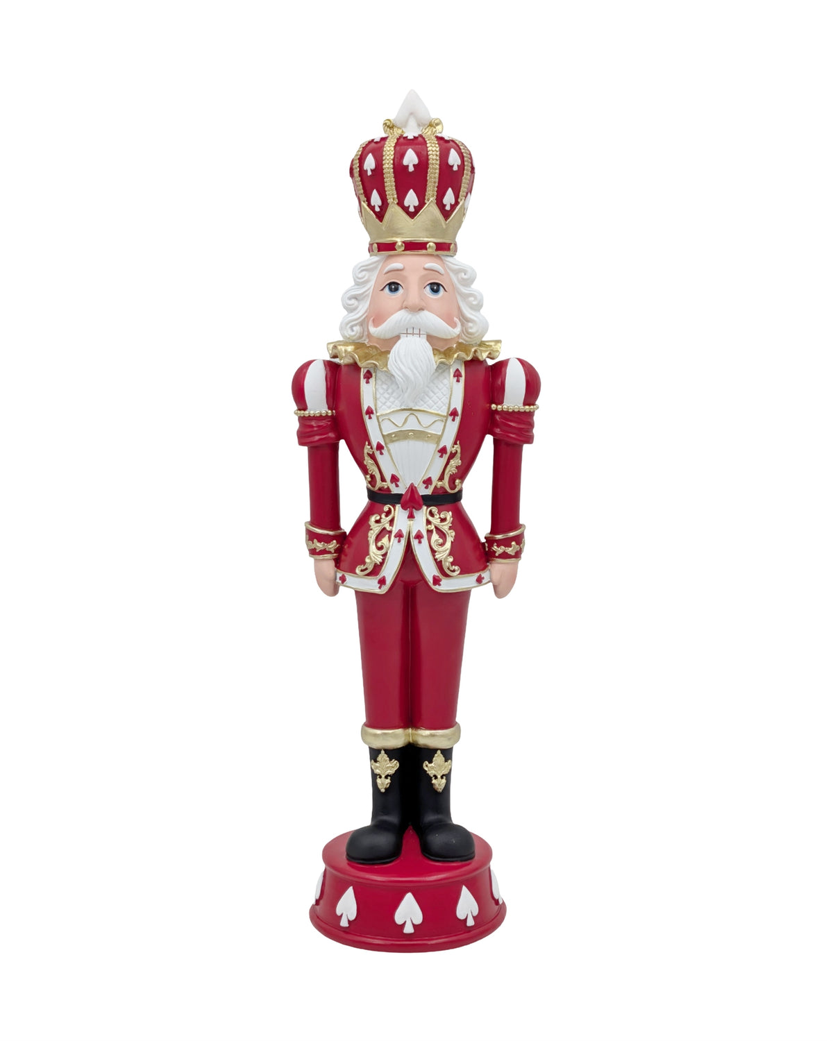Bulk 2 Resin Spade Pattern Nutcracker 15.4x12.5x50.2cm