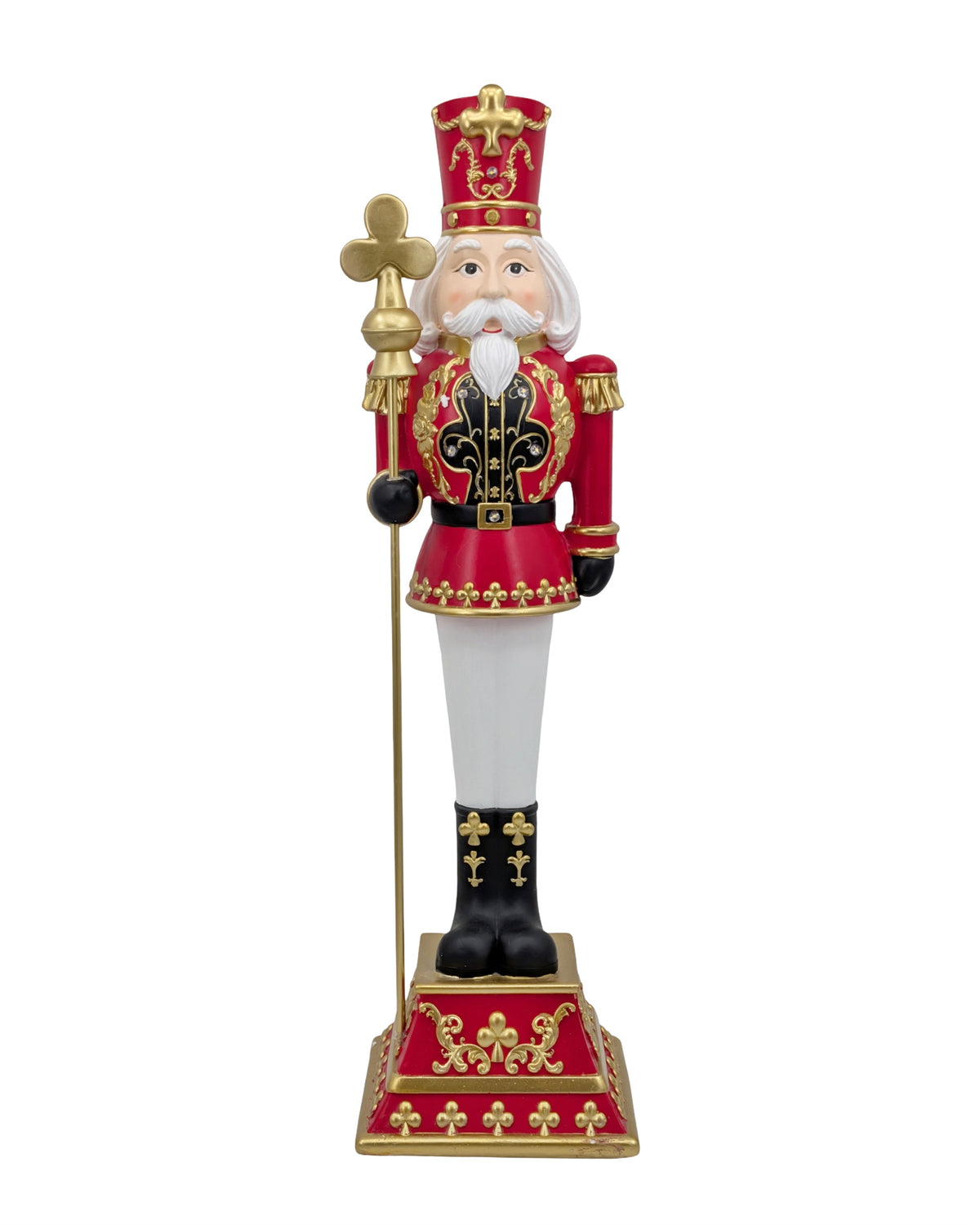 King Of Clubs Nutcracker Mgo 23x23x87cm