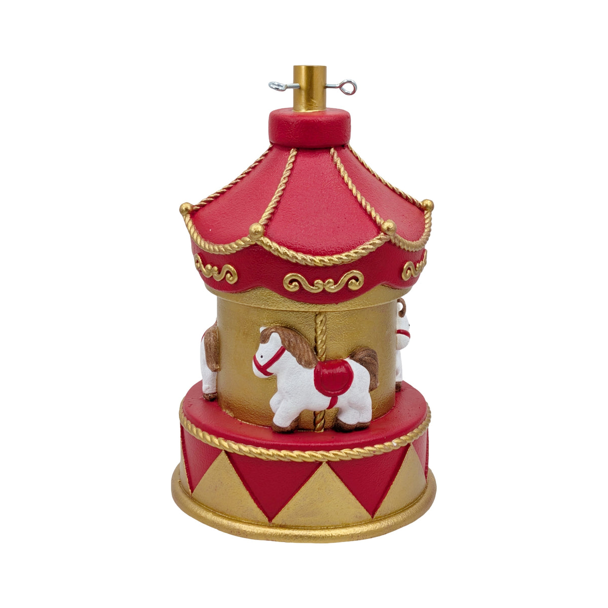 Carousel Horse Tree Stand Mgo Sml 32x54cm