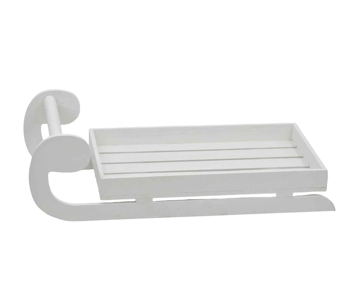 Bulk 8 Xmas Wooden Sleigh Tray Lrg 40x23x15cm