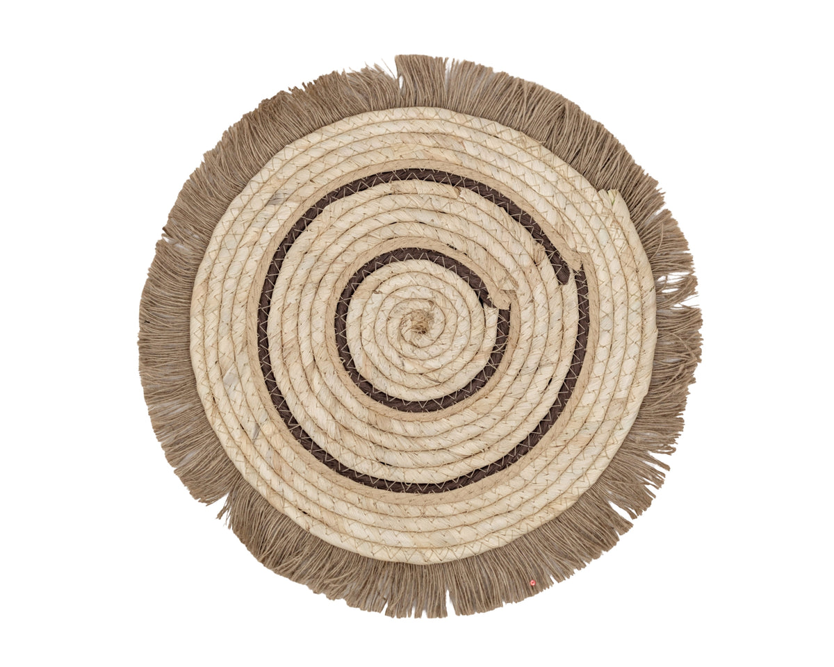 Bulk 12 Natural Woven Seagrass Palcemat 30cm