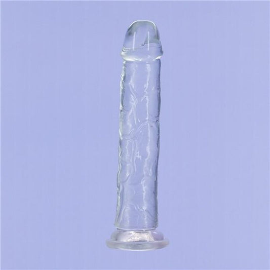 Crystal Dildo Straight 9in Clear