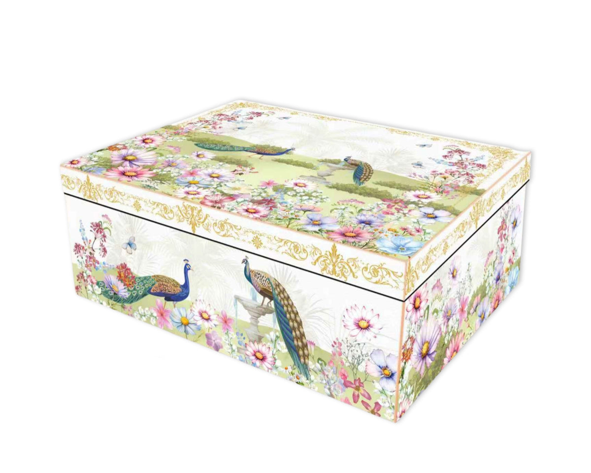 Bulk 2 Royal Peacock Garden Gift Box Set 18 43x34x16cm