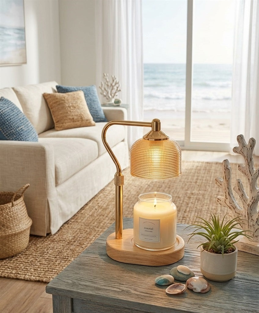Bulk 4 Nostalgic Crystal Candle Warmer Lamp 16x12x23.5/33cm