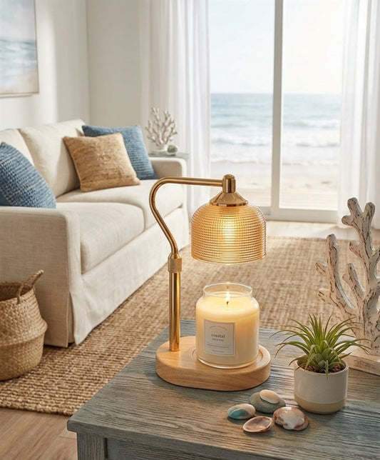Bulk 4 Nostalgic Crystal Candle Warmer Lamp 16x12x23.5/33cm