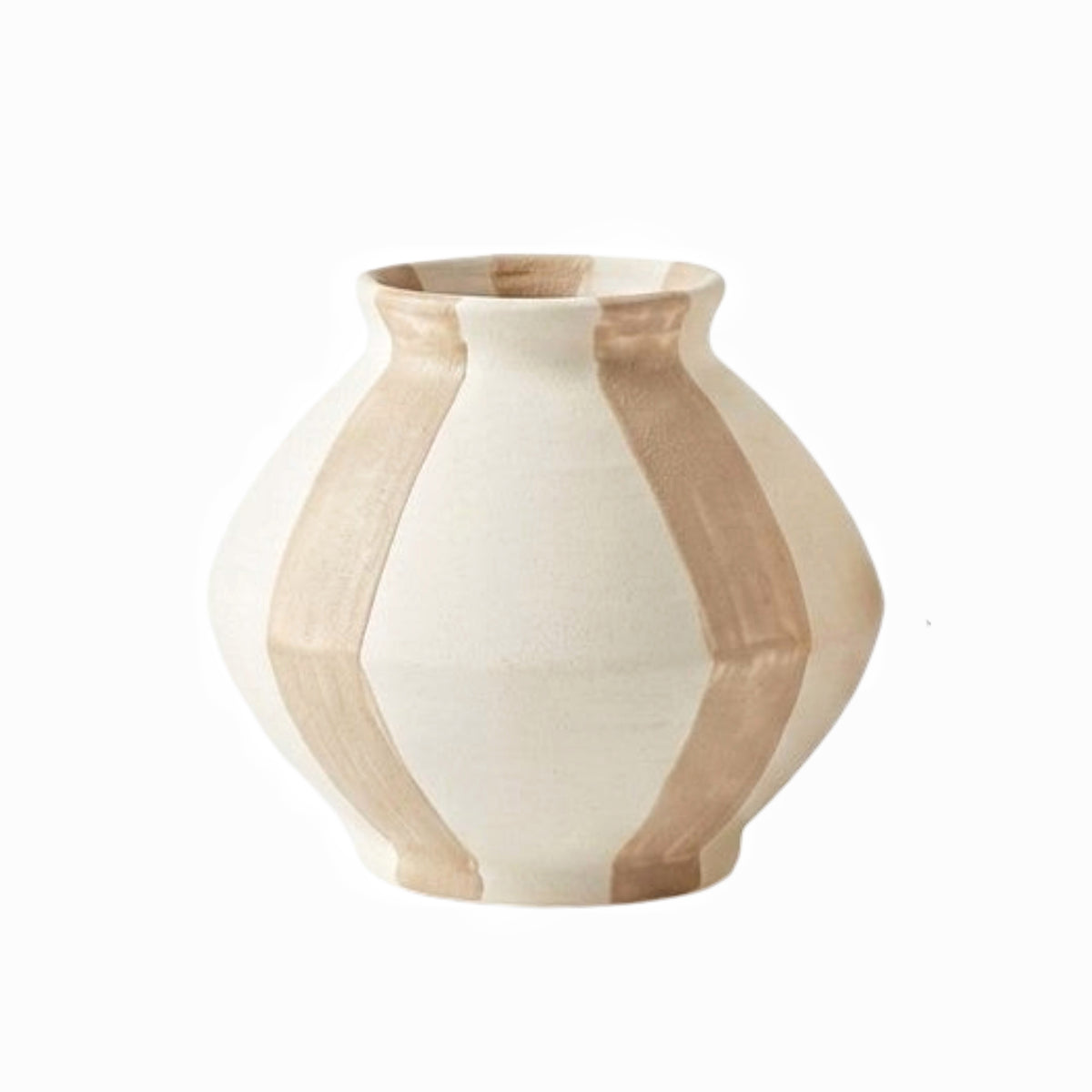 Bulk 6 Earthy Minimalis Ceramic Vase 16x16x14cmh
