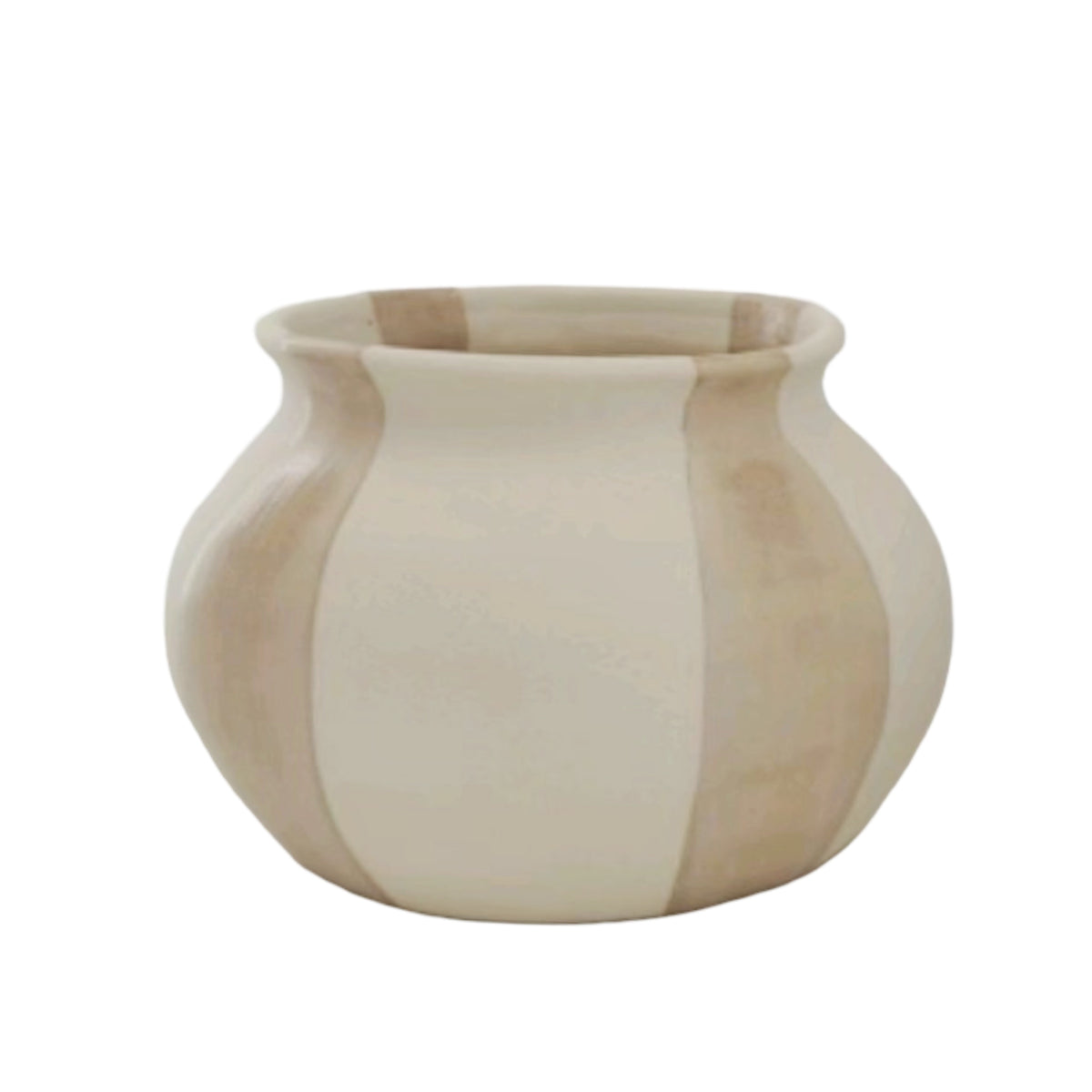 Bulk 6 Earthy Minimalism Ceramic Pot 17x17x13cmh