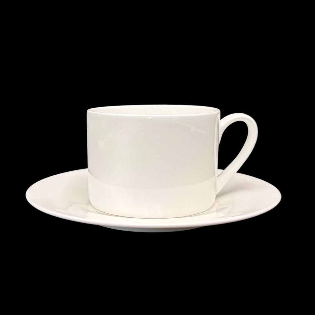 Bulk 24 White Bone China Cup & Saucer 240ml