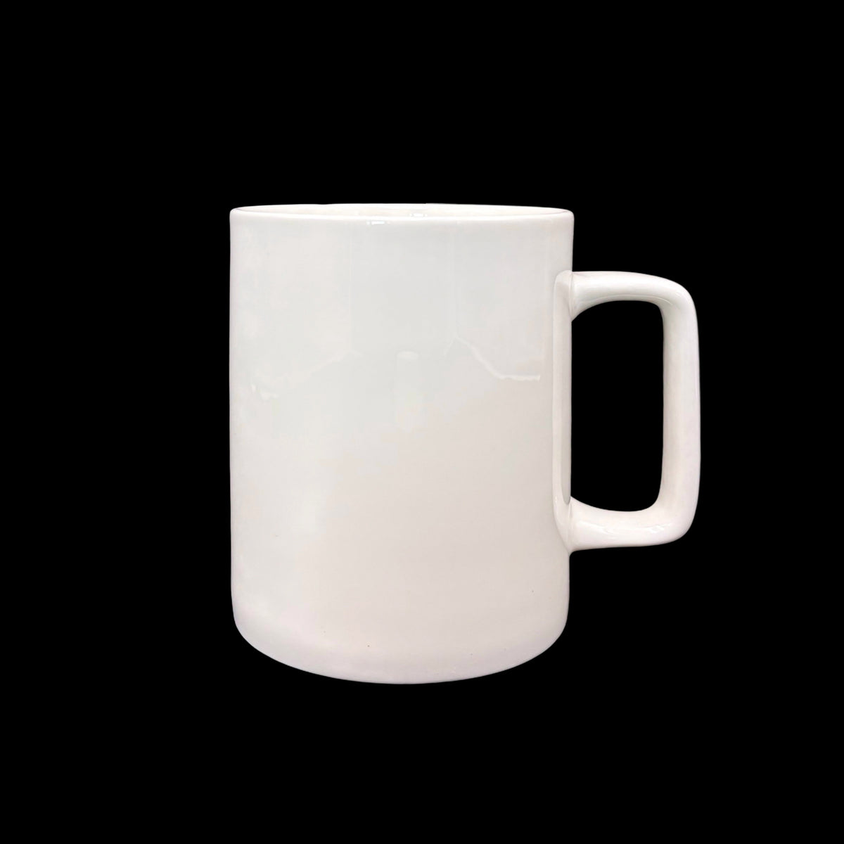 Bulk 24 White Bone China Straight Mug 450ml