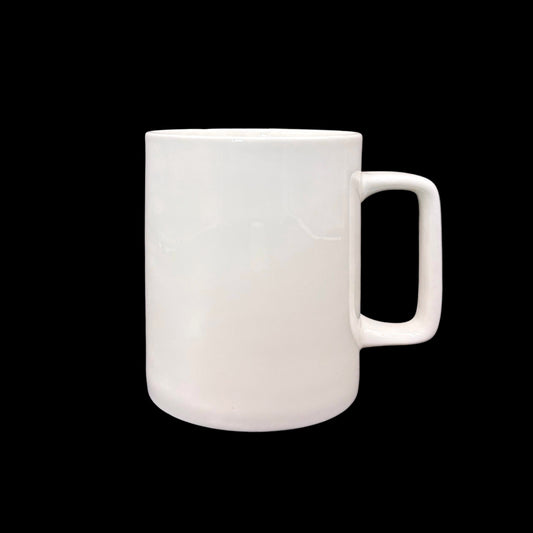 Bulk 24 White Bone China Straight Mug 450ml