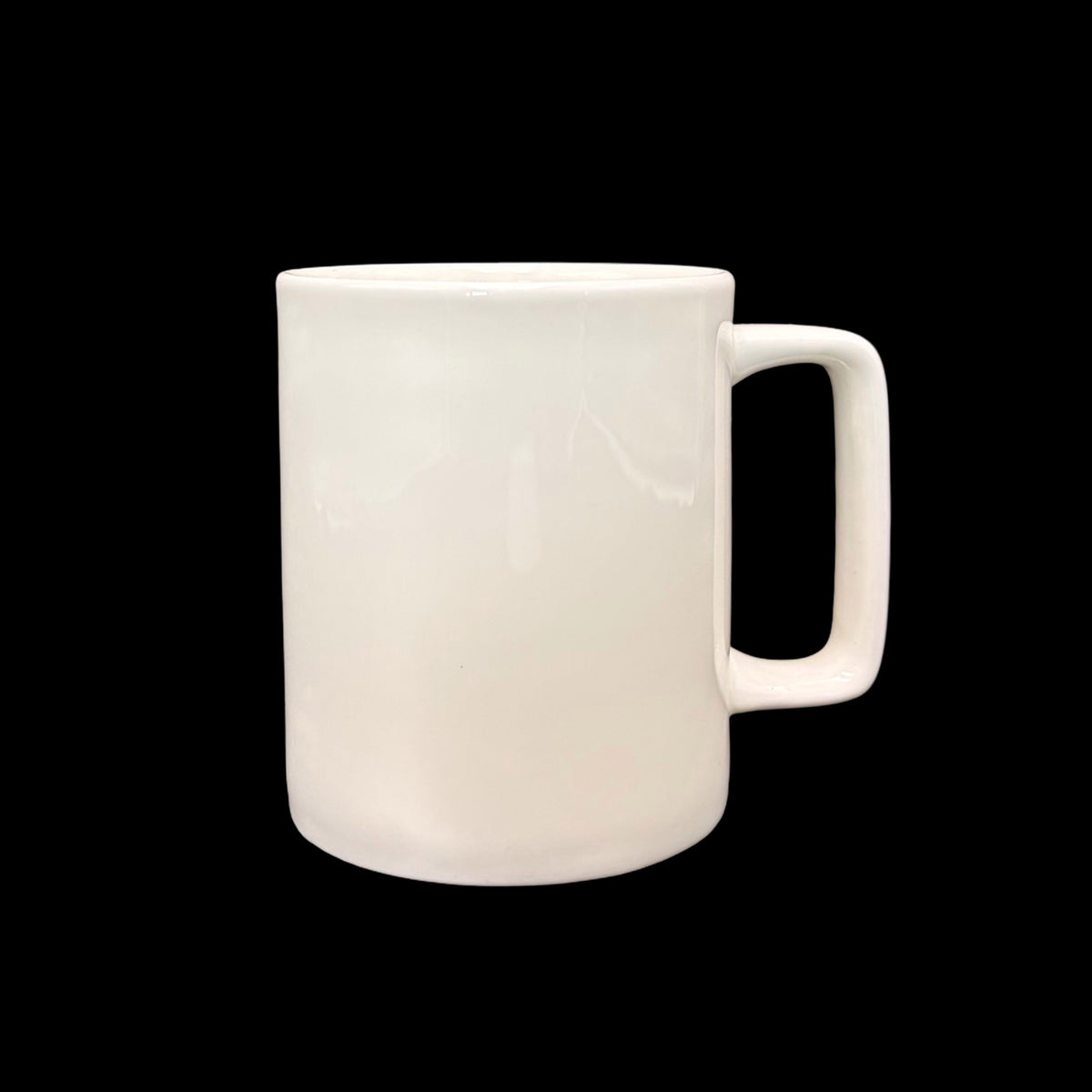 Bulk 24 White Bone China Straight Mug 360ml