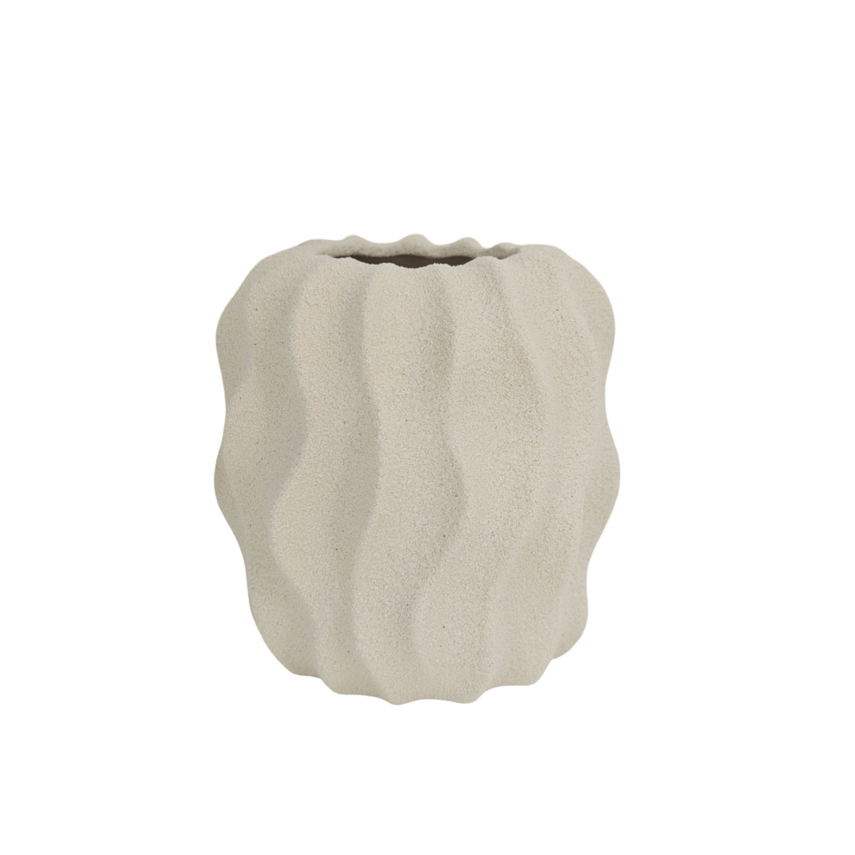 Bulk 6 Minimalist Nordic Textured Round Vase