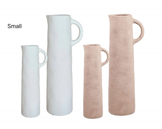 Bulk 6 Small Minimalist & Earthy Ceramic Tall Vase 2 Asst