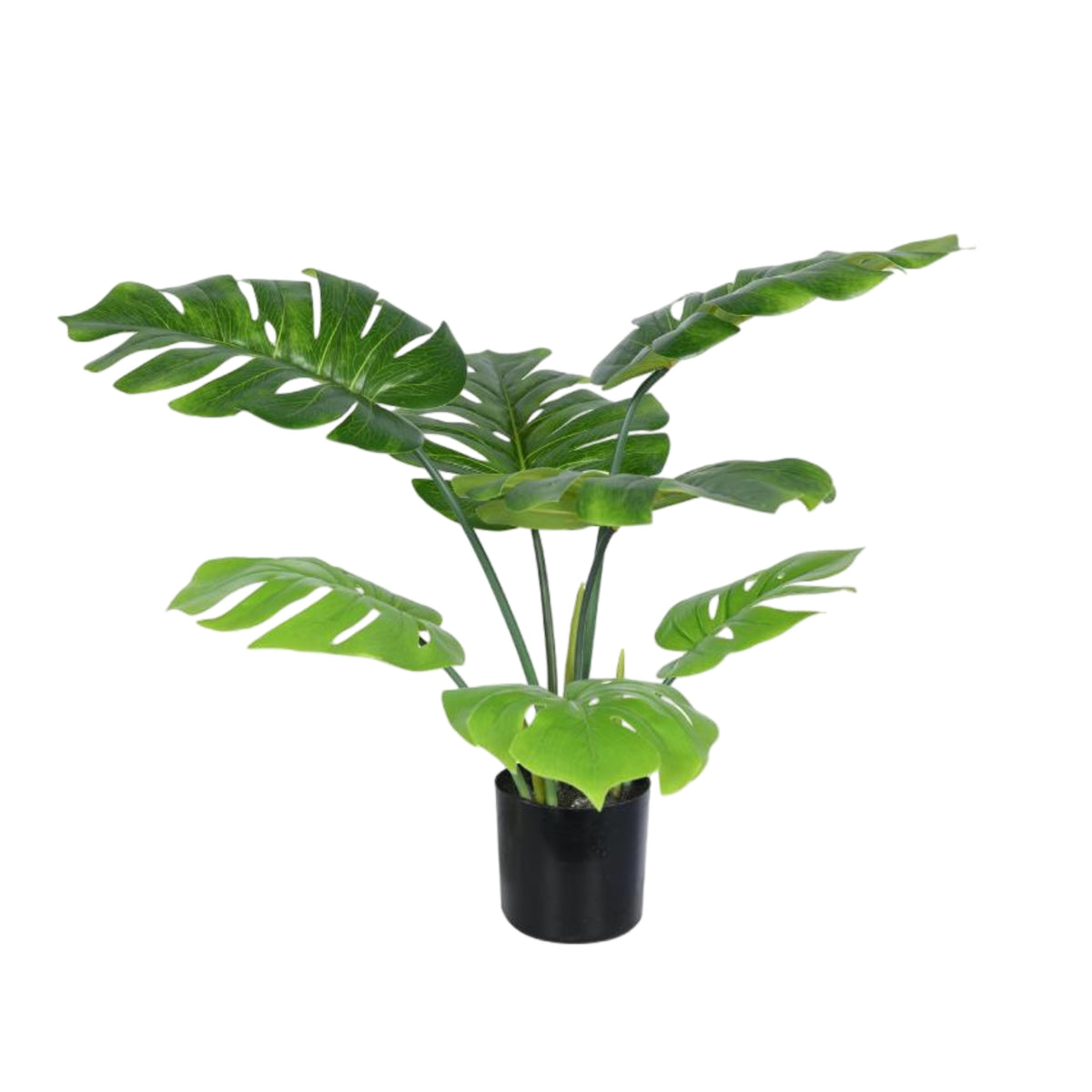 Bulk 4 Small Artificial Real Touch Monstera in Pot