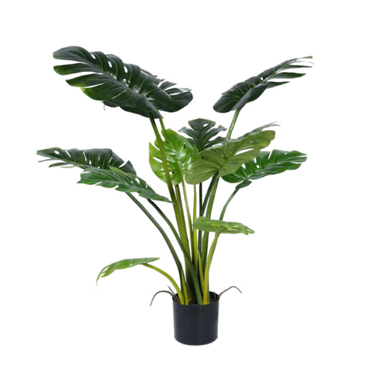 Bulk 2 Large Artificial Real Touch Monstera in Pot