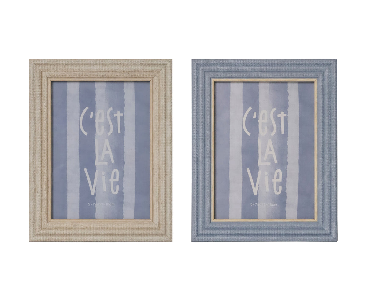 Bulk 24 Ps Photo Frame Provence Layered 13x18cm 5x7in 2 Asst