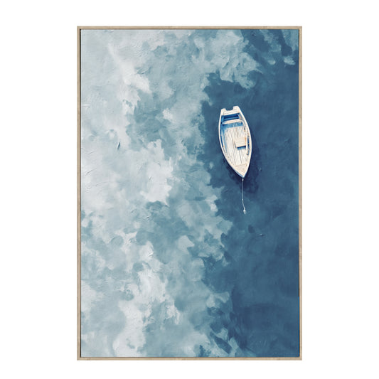 Bulk 2 Drifting in Blue Hand Painted Art