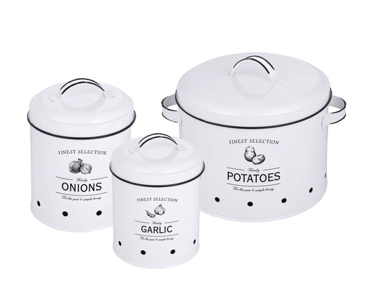Bulk 4 Finest Selection Breathable Vegetable Storage Set of 3