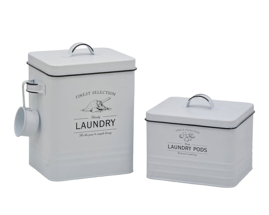 Bulk 4 Finest Selection Metal Laundry Storage Set of 2