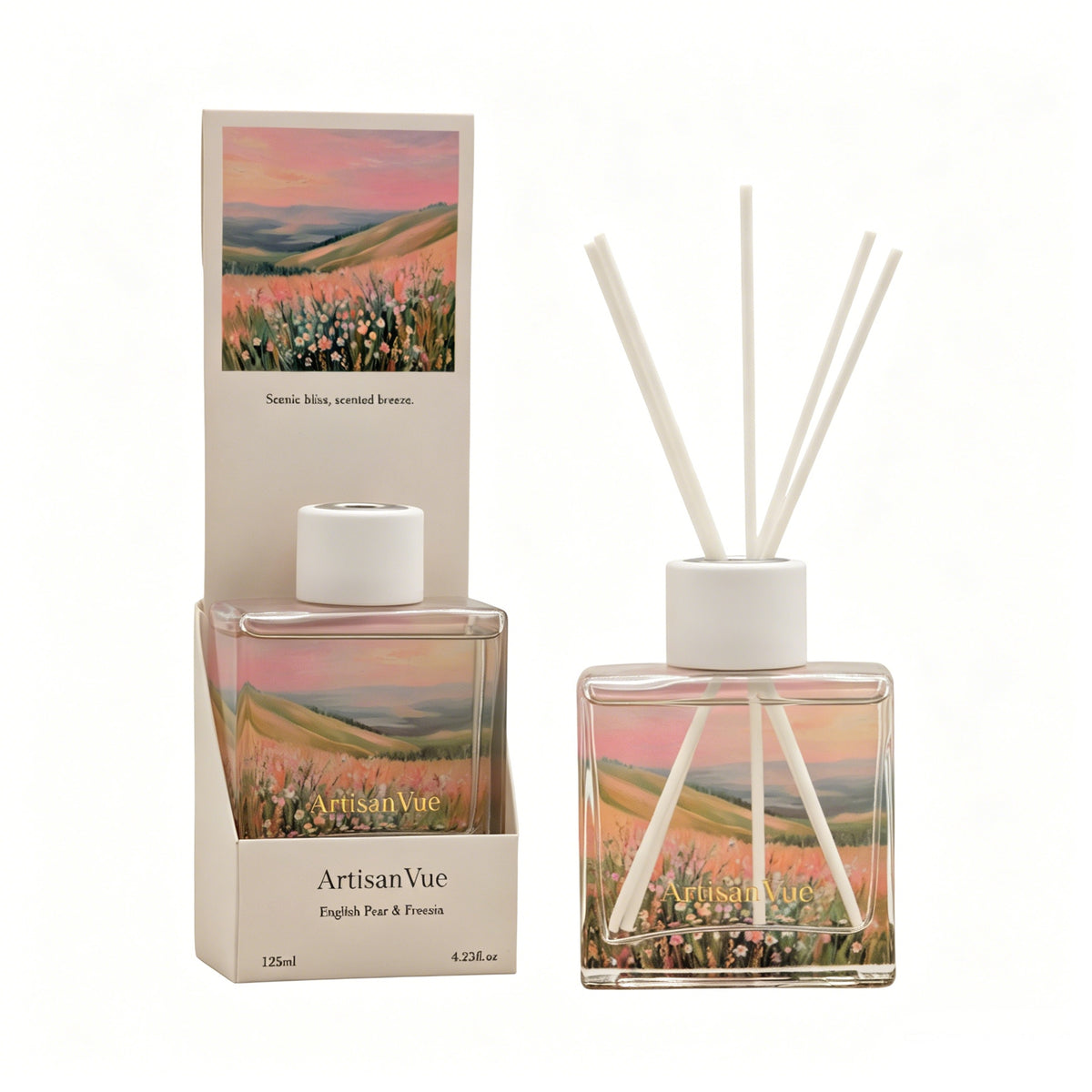 Bulk 6 Artisan Vue English Pear & Freesia Reed Diffuser