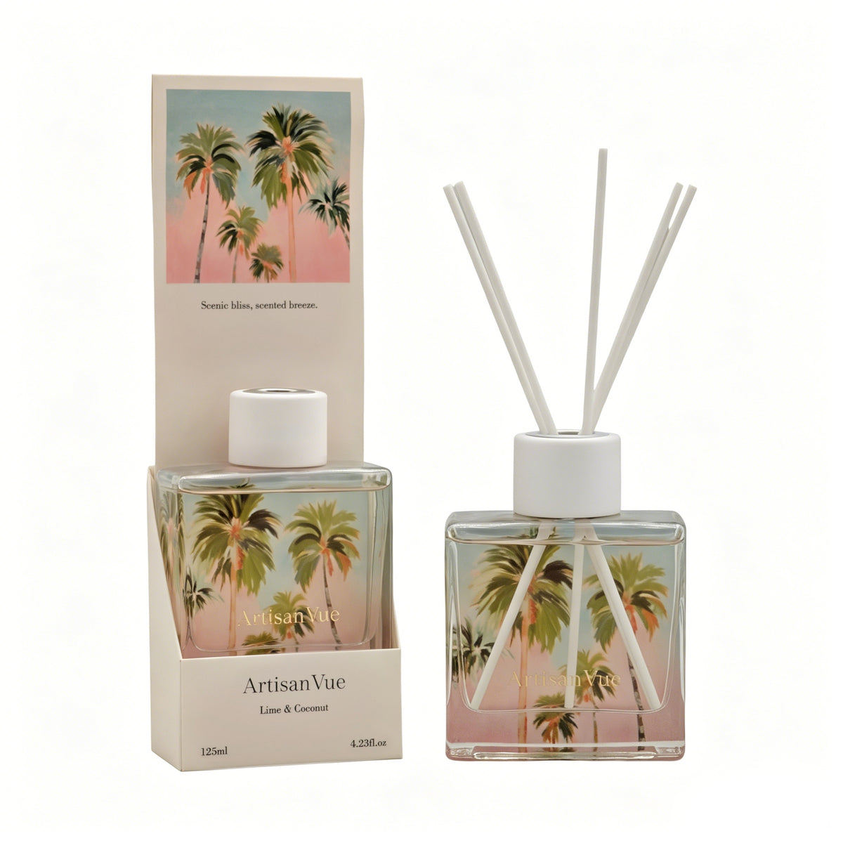 Bulk 6 Artisan Vue Coconut & Lime Reed Diffuser